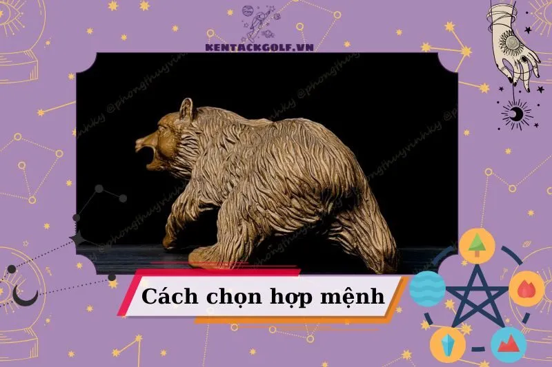 Cách Chọn Tượng Gấu Phong Thủy Phù Hợp